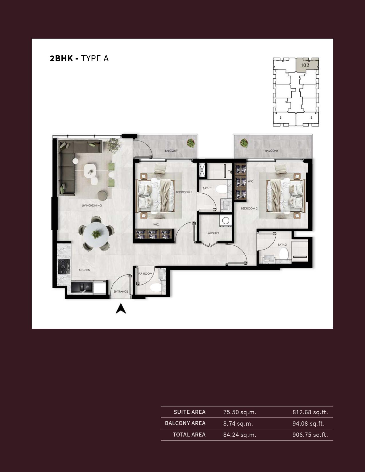 2 Bedroom